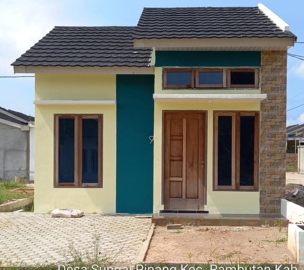 foto tampak rumah tipe 36 perumahan GRAND BATIQ REGENCY Tahap 2