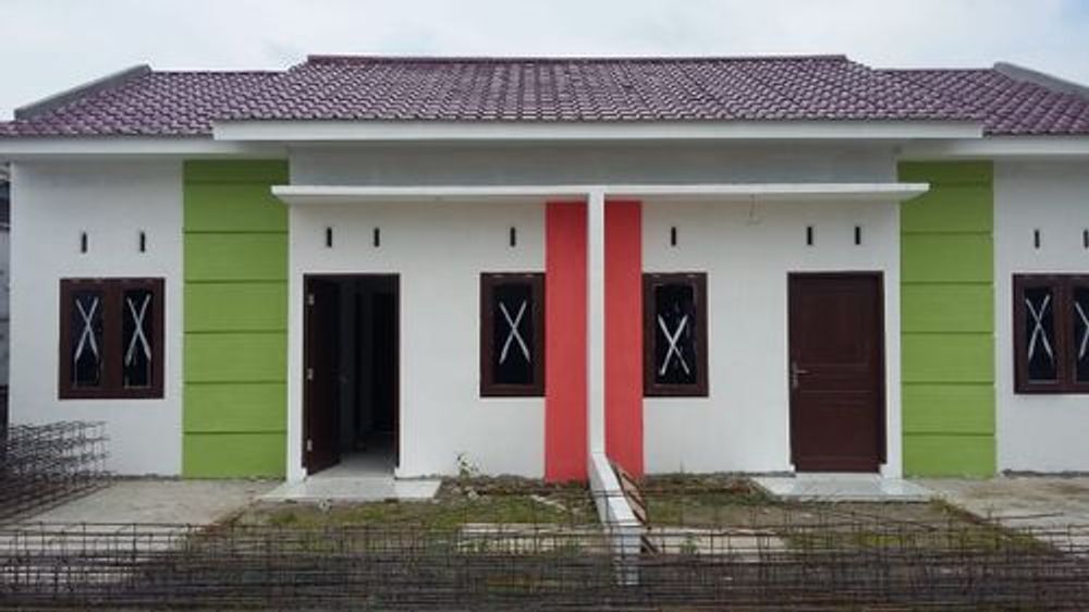 foto tampak rumah tipe 36 perumahan KARYA PERDANA RESIDENCE (TAHAP III)
