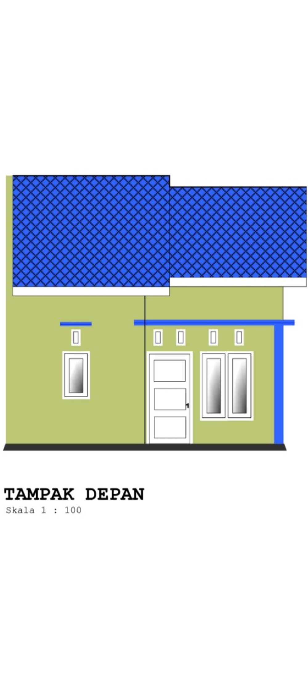 foto tampak rumah tipe 36 perumahan Perumahan Puri Permata