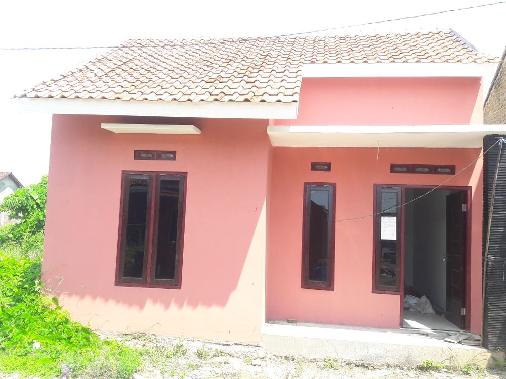 foto tampak rumah tipe T-30 perumahan Perumahan Griya Baros Permai 