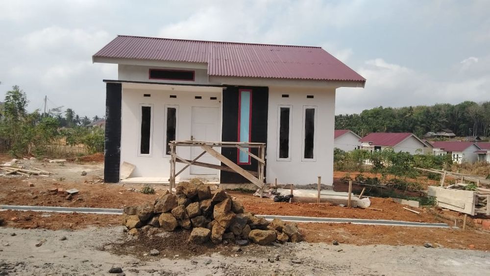 foto tampak rumah tipe 36 perumahan GREEN VIEW BETUNGAN