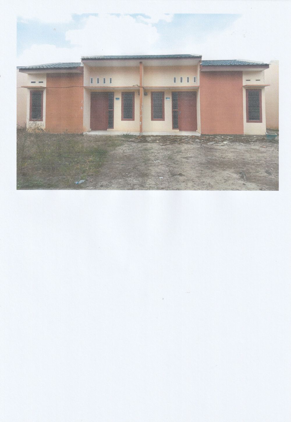 foto tampak rumah tipe 36 perumahan Grand Asia City 4