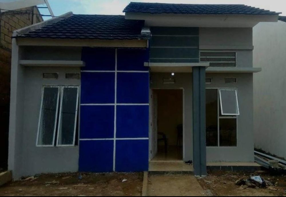 foto tampak rumah tipe 36 perumahan Grand Santika Regency