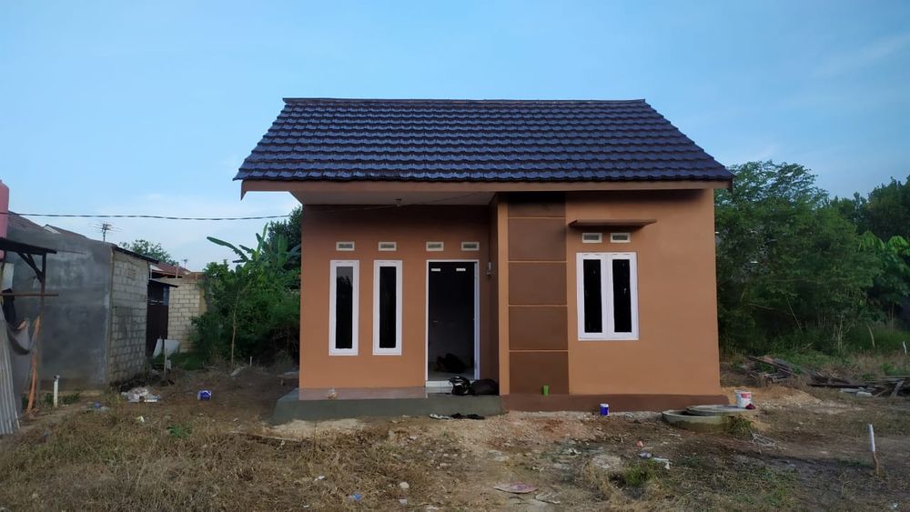 foto tampak rumah tipe 36 perumahan PERUMAHAN KAMILA RESIDENCE