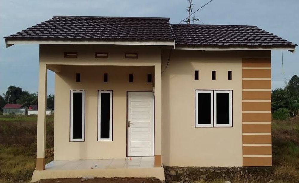 foto tampak rumah tipe T-36/120-135 perumahan PONDOK MURAKATA PERMAI