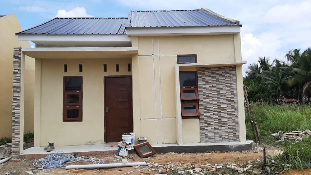 foto tampak rumah tipe 36 perumahan GARDENIA KERINCI
