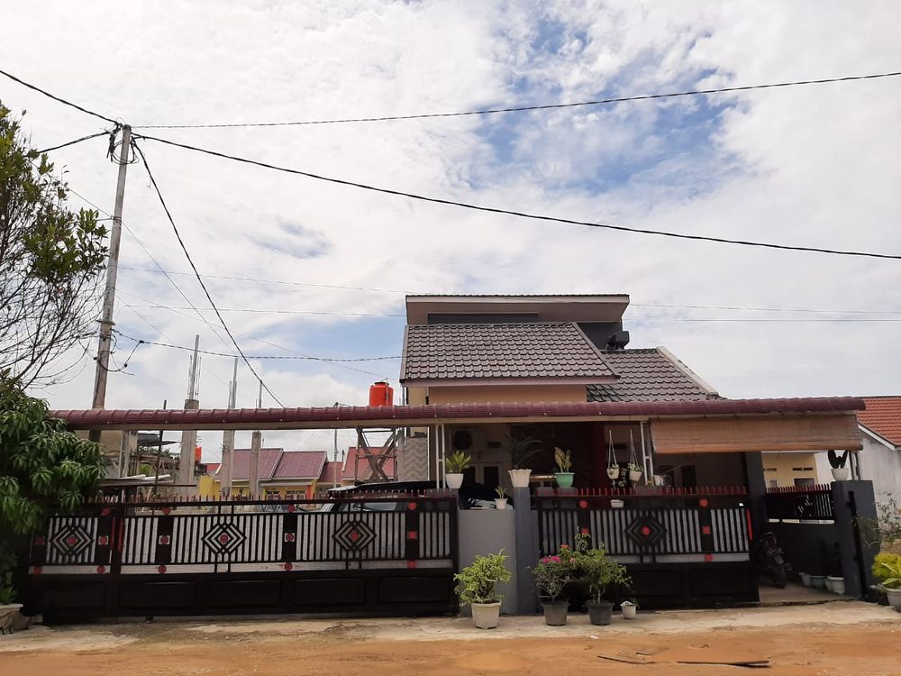 foto tampak rumah tipe 48 perumahan GARDENIA KERINCI