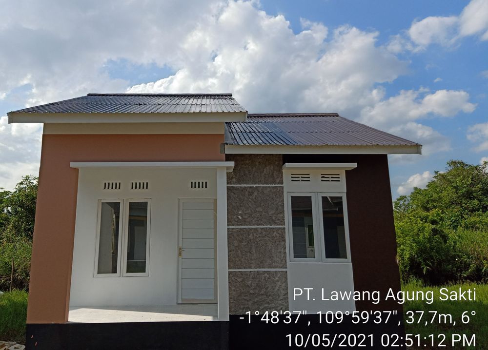 foto tampak rumah tipe 36 perumahan PERMATA DALONG 2