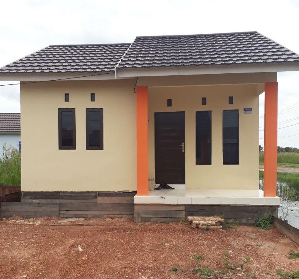 foto tampak rumah tipe subsidi 36 griya anisah permai perumahan GRIYA ANISAH PERMAI 2