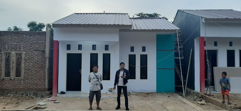 foto tampak rumah tipe 36 perumahan GREEN HILL PUDAY