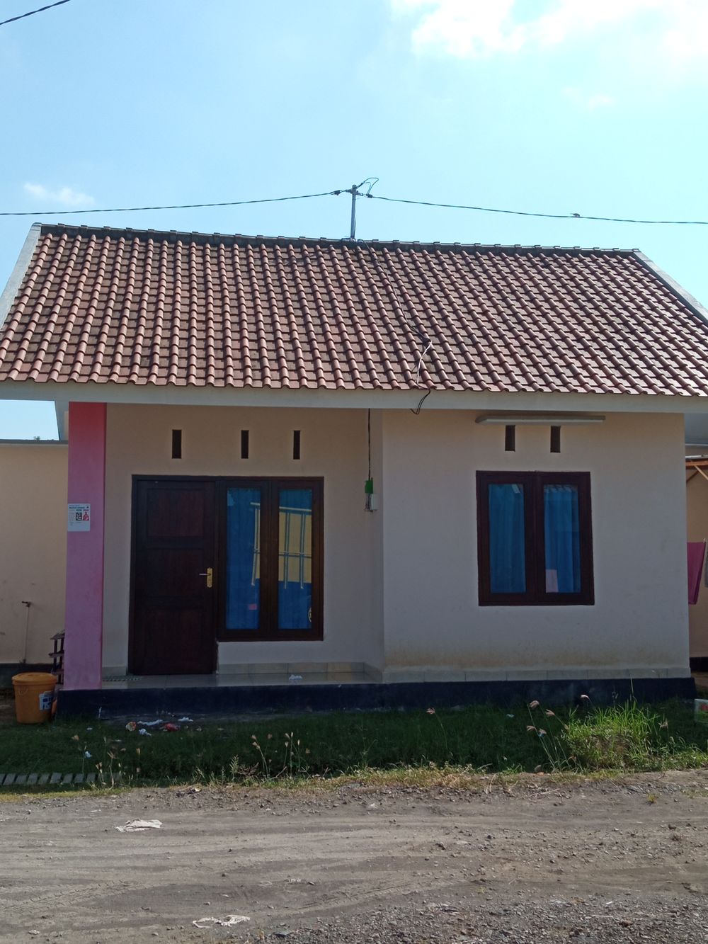 foto tampak rumah tipe SUBSIDI perumahan PERDANA RESIDENCE