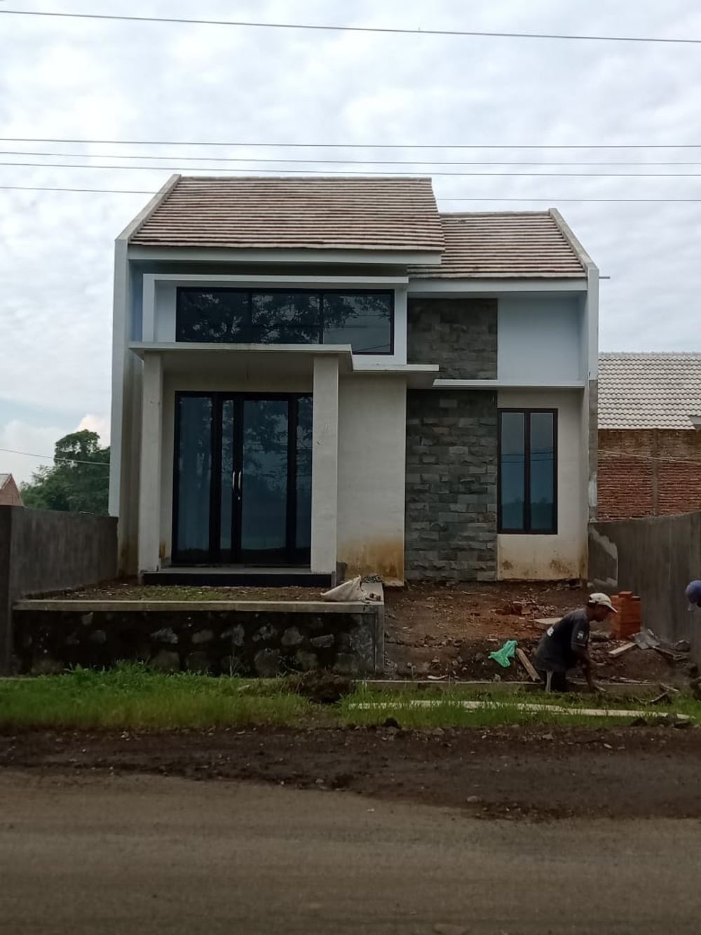 foto tampak rumah tipe 50/91 perumahan GRAHA KANAYA