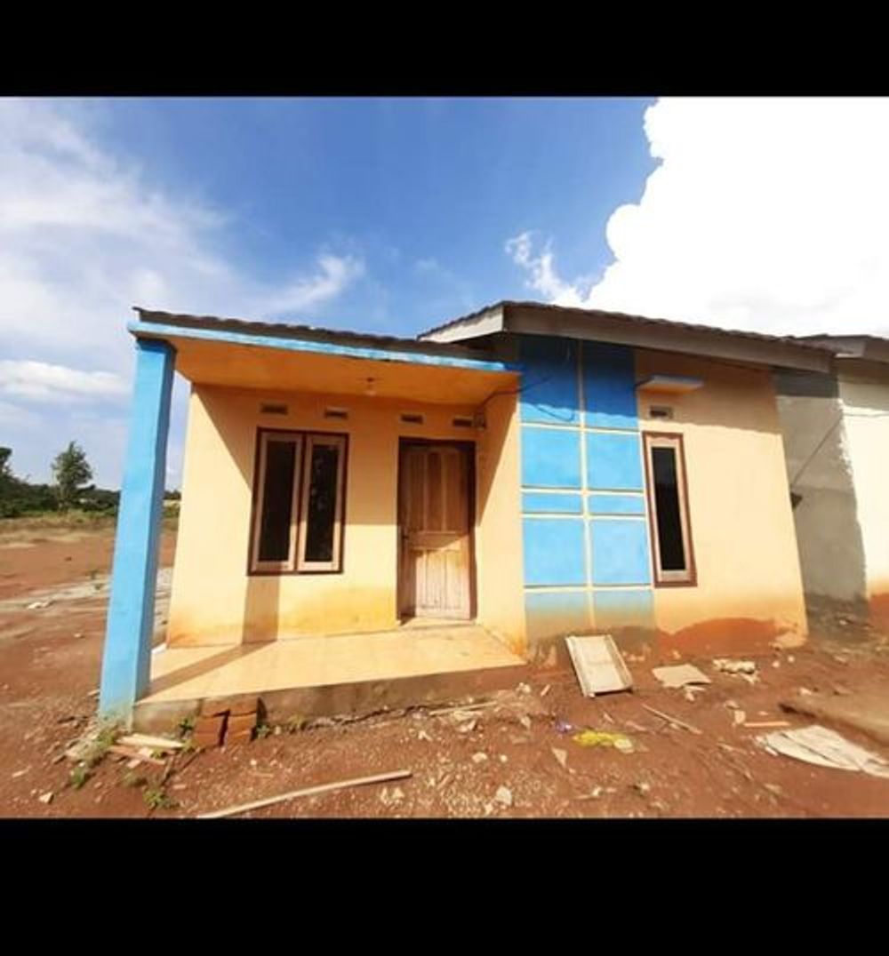 foto tampak rumah tipe 36 perumahan Graha Sion Air Paoh II