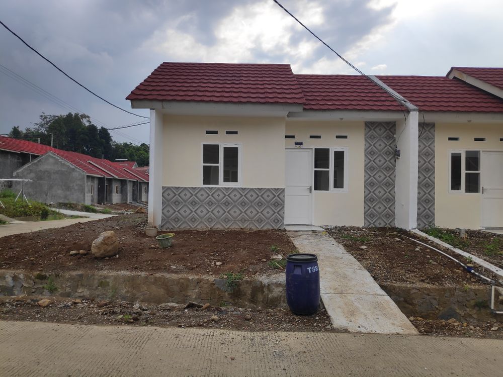 foto tampak rumah tipe 27/60 perumahan TAMANSARI RESIDENCE 2 - TAHAP 2