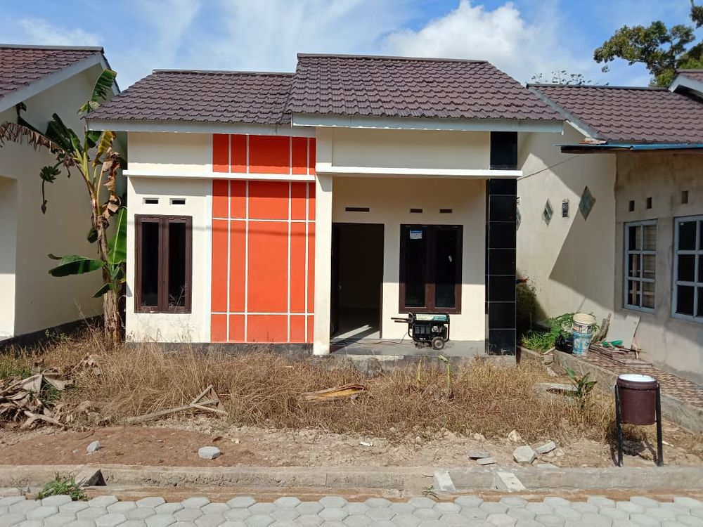 foto tampak rumah tipe 36 perumahan TUNAS HARAPAN RESIDENCE 2 BLOK B