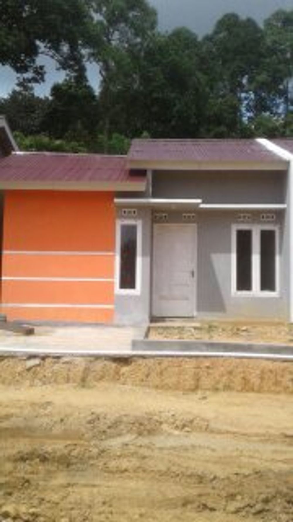 foto tampak rumah tipe 30/72 perumahan MUTIARA ASRI