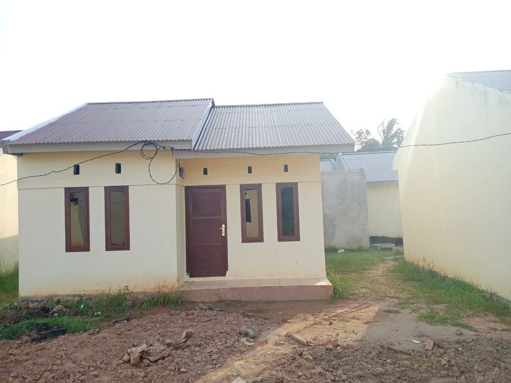 foto tampak rumah tipe 36 perumahan EJUKHA RESIDENCE PERMAI TAHAP IV
