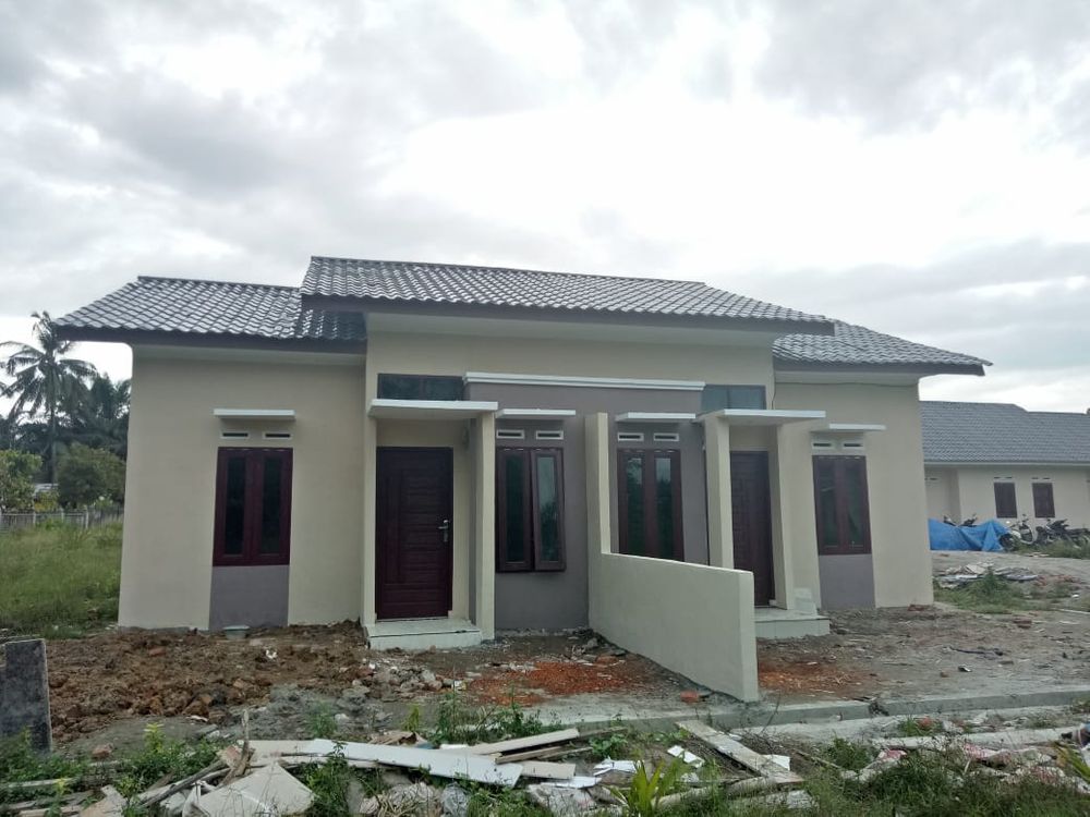 foto tampak rumah tipe 36/91 perumahan GRAND WONOSARI RESIDENCE