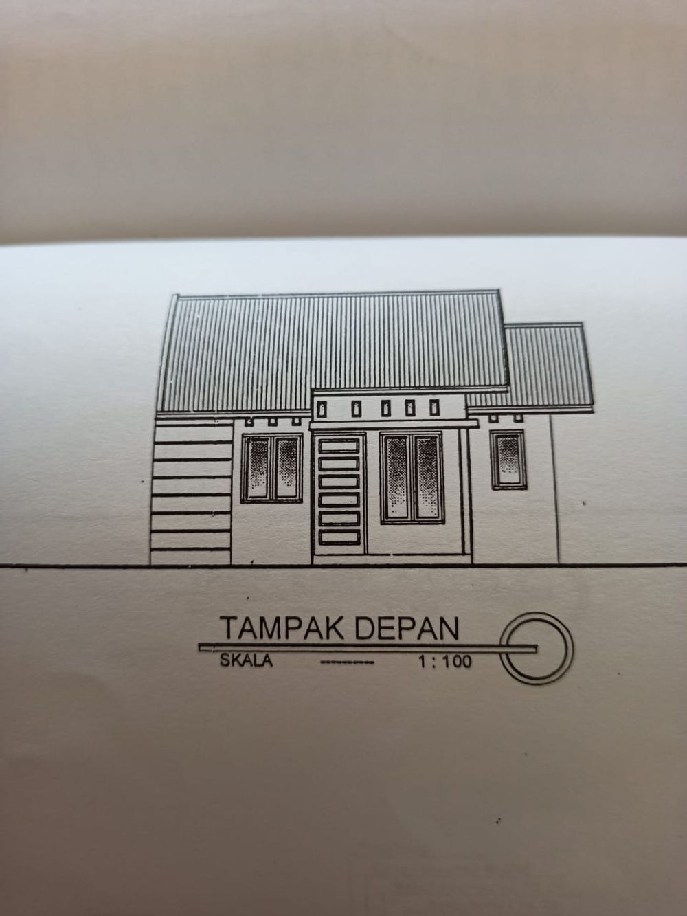 foto tampak rumah tipe 36 perumahan ISTANA MADANI RESIDENCE