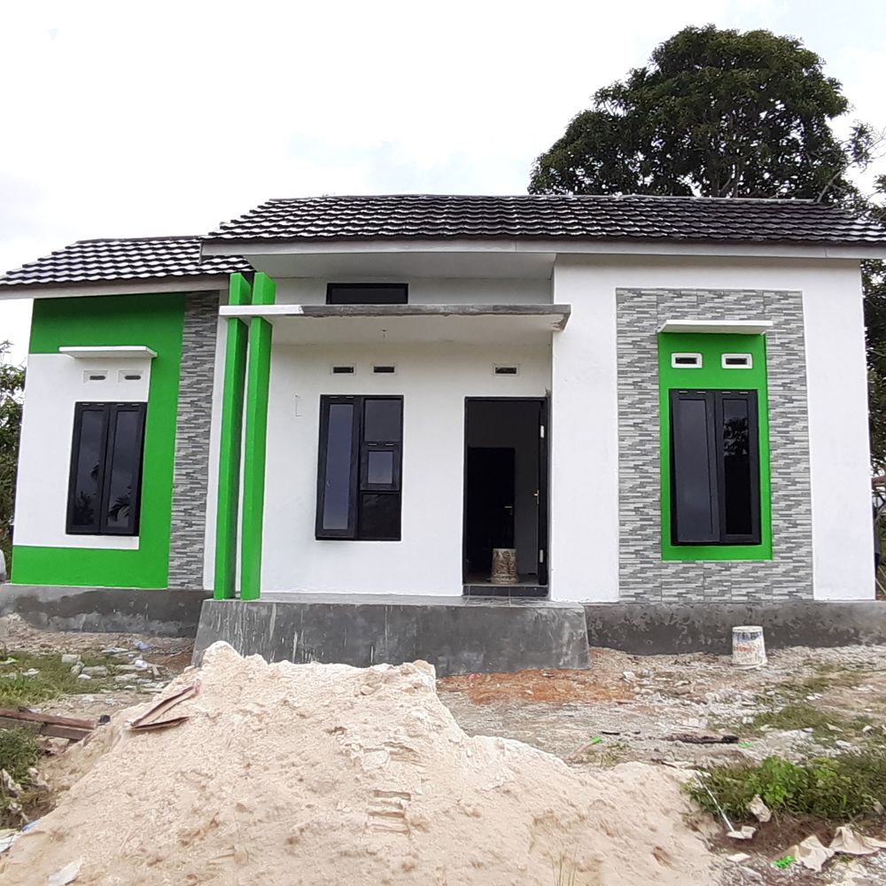 foto tampak rumah tipe 36 perumahan GUNUNG KUPANG VILLAGE