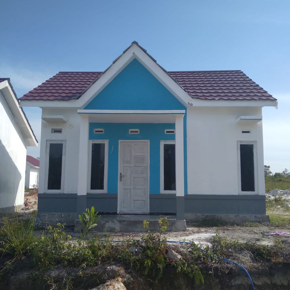 foto tampak rumah tipe SUBSIDI perumahan Shafwah Pangkalan Bun