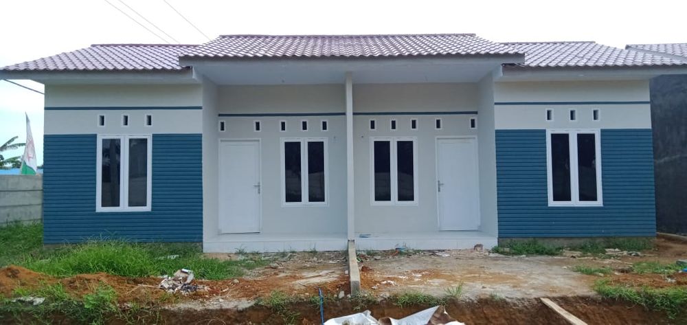 foto tampak rumah tipe 36 perumahan Rorinata Residence Sukamaju Tahap 9 Pengembangan 3