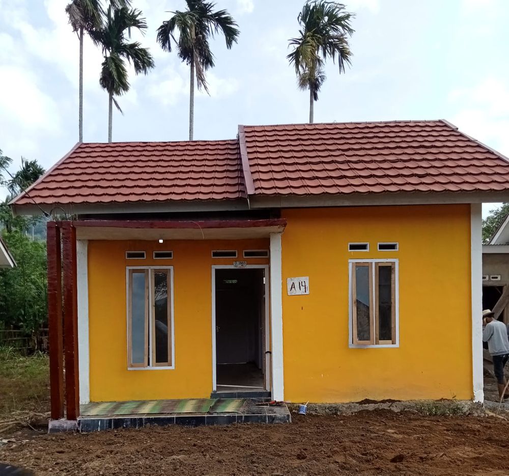 foto tampak rumah tipe 36 perumahan melati residence
