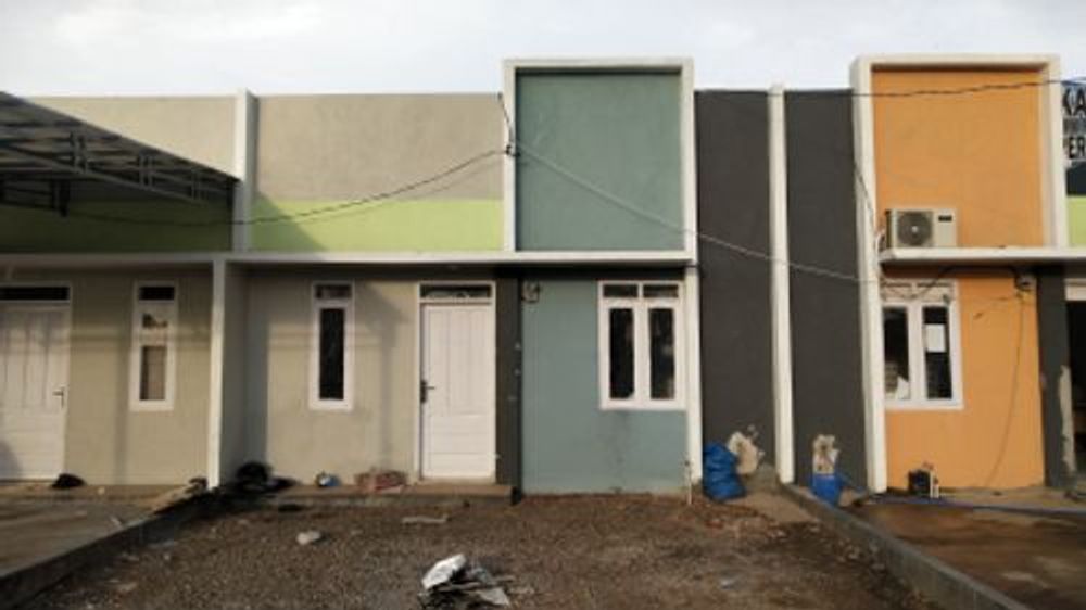 foto tampak rumah tipe 36/66 perumahan BUMI FINDARIA MAS TAHAP 3