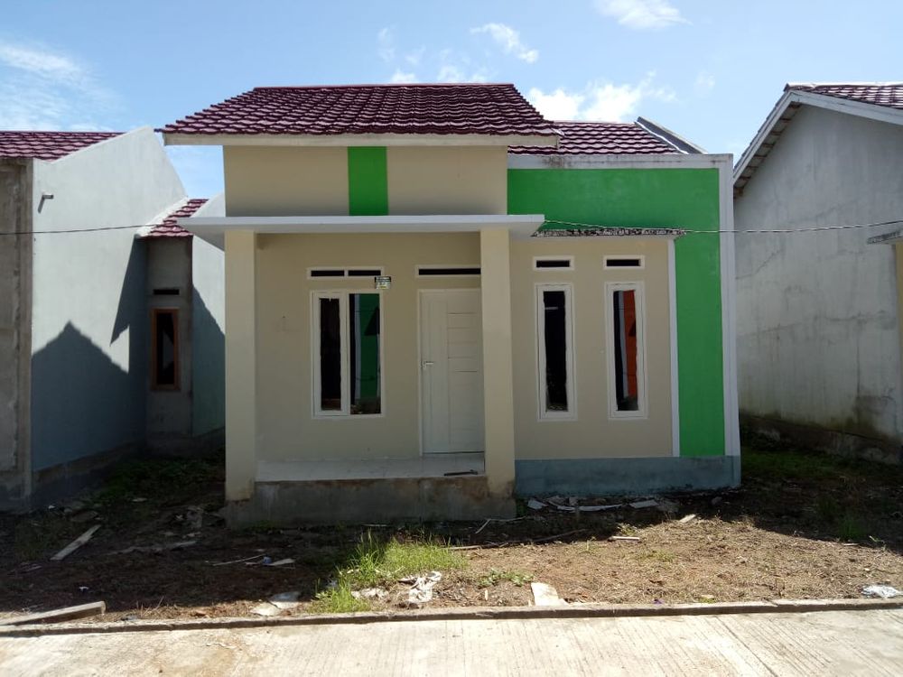 foto tampak rumah tipe 36 perumahan MANDIRI RESIDENCE 2