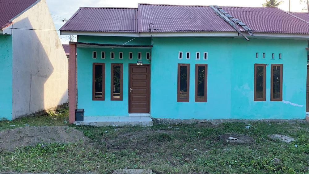 foto tampak rumah tipe SUBSIDI perumahan KAMPUNG JAMBAK PERMAI