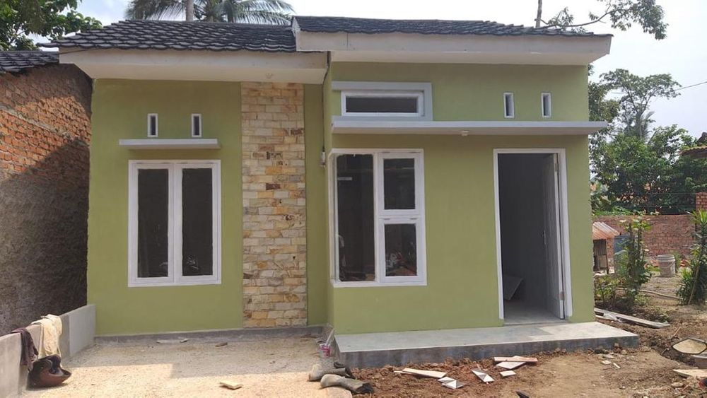foto tampak rumah tipe standar perumahan AL KAHFI RESIDENCE