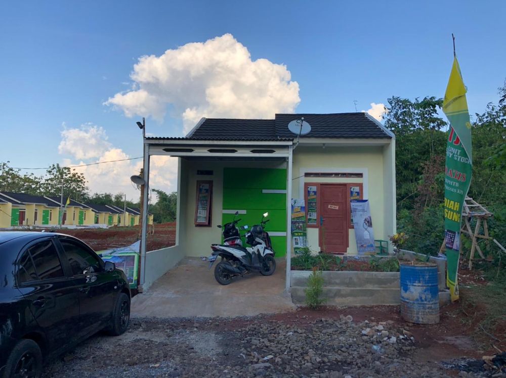 foto tampak rumah tipe 30/60 perumahan BUMI RANCAKANDONG PERMAI