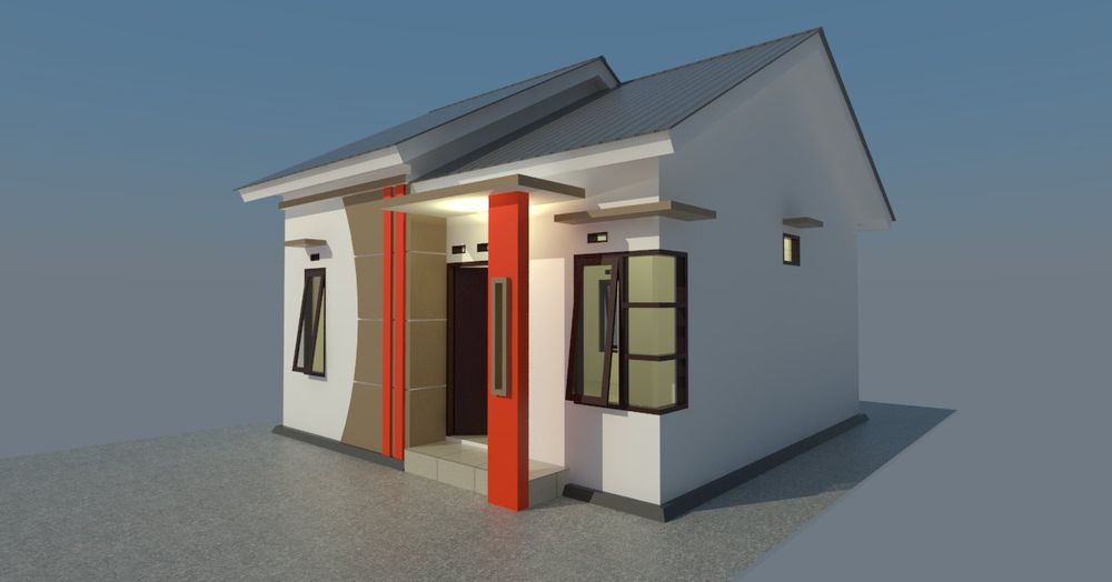 foto tampak rumah tipe subsidi perumahan Perumahan Citra Semesta