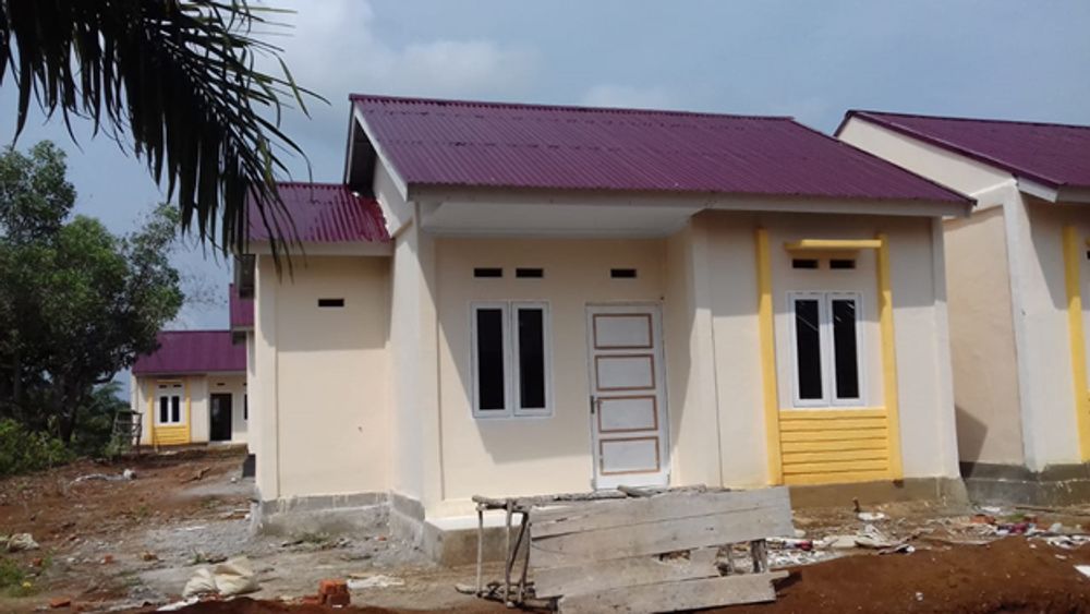 foto tampak rumah tipe SUBSIDI perumahan Indotama Regency 