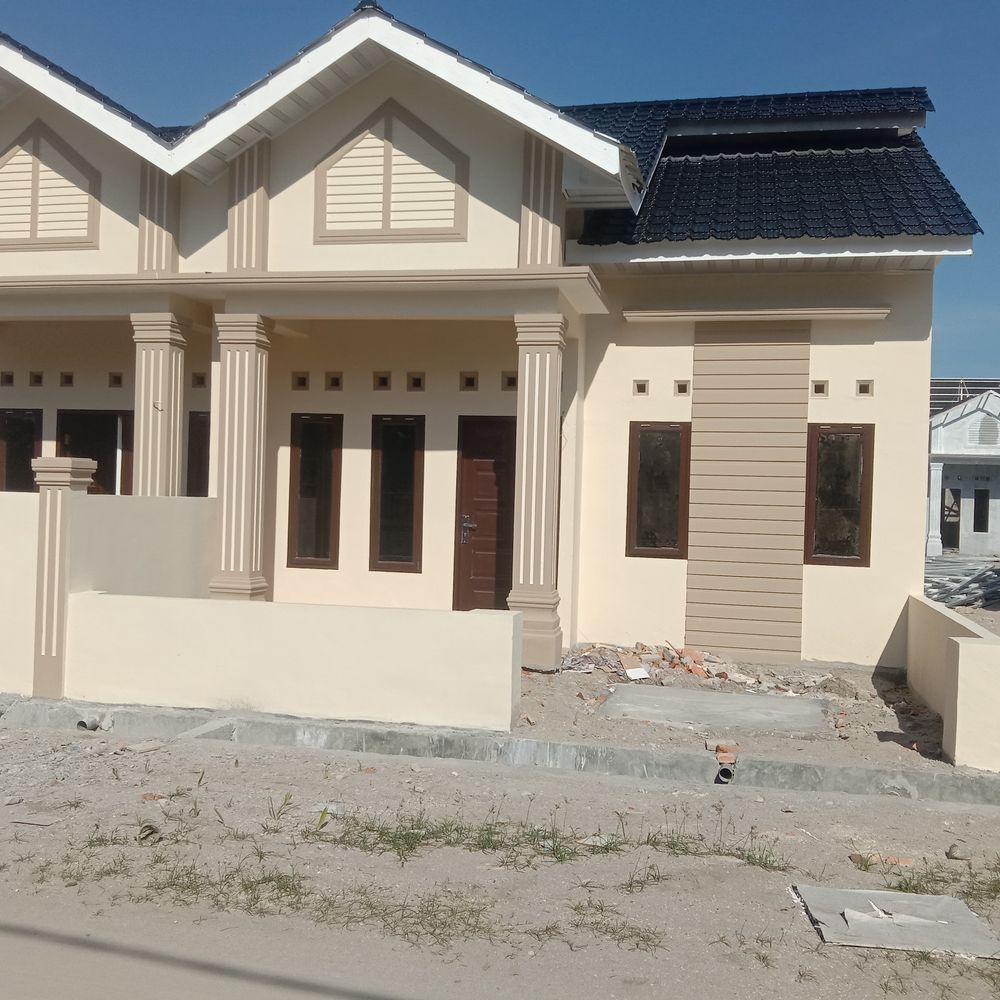 foto tampak rumah tipe 36 perumahan Puri permata hijau 2