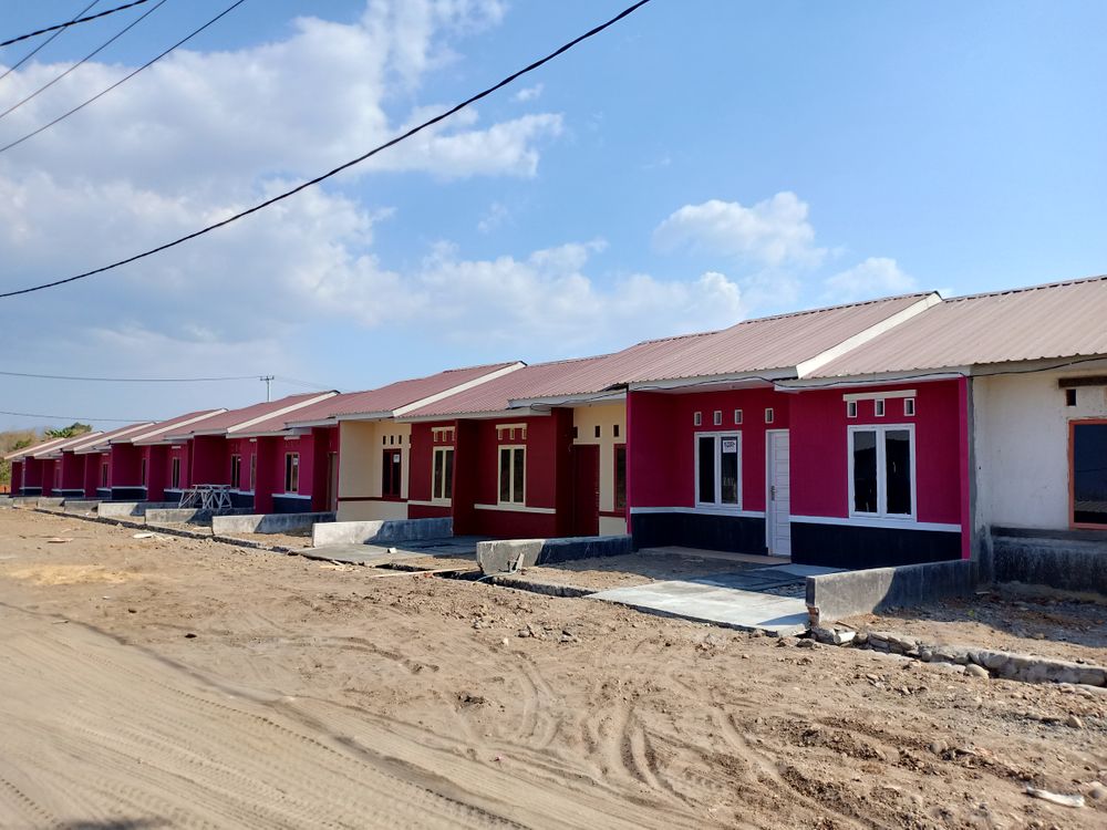 foto tampak rumah tipe 36/78 perumahan BORONG RAPPO INDAH