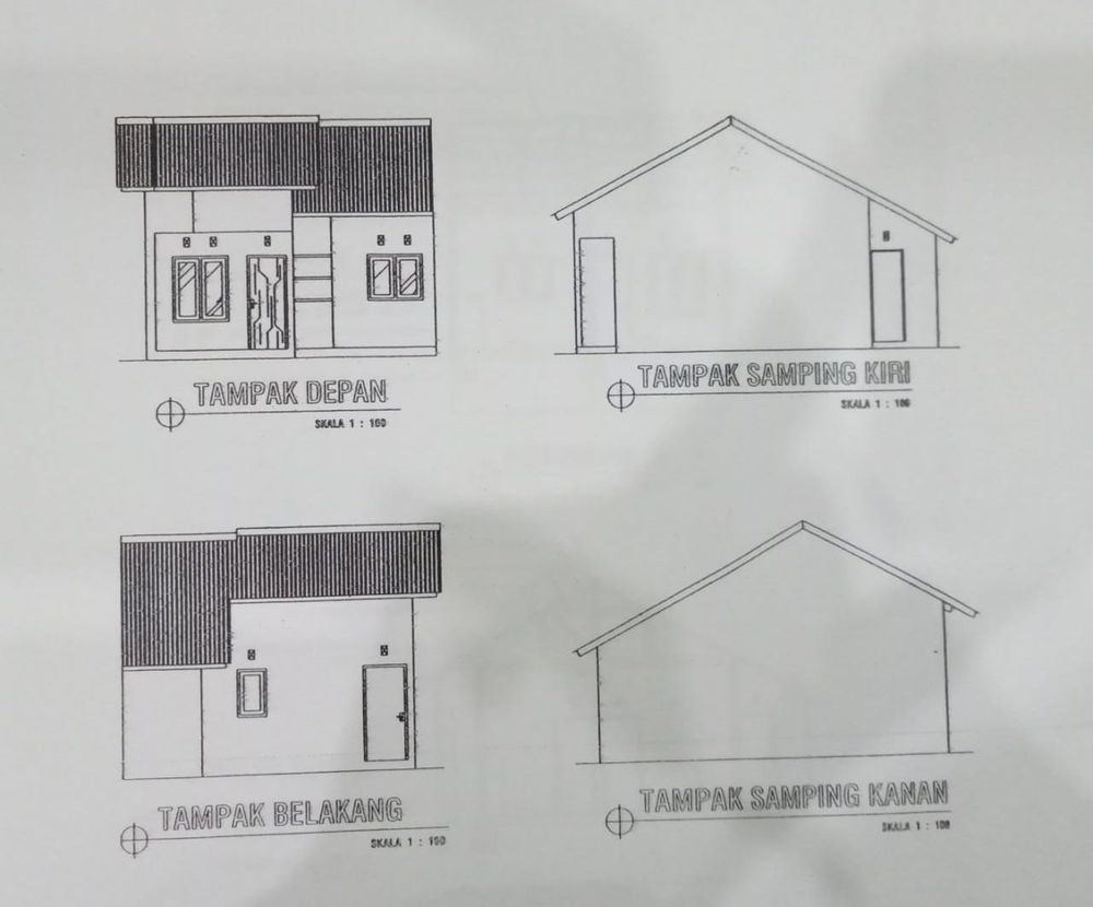 foto tampak rumah tipe 36 perumahan VIOLA LAND II