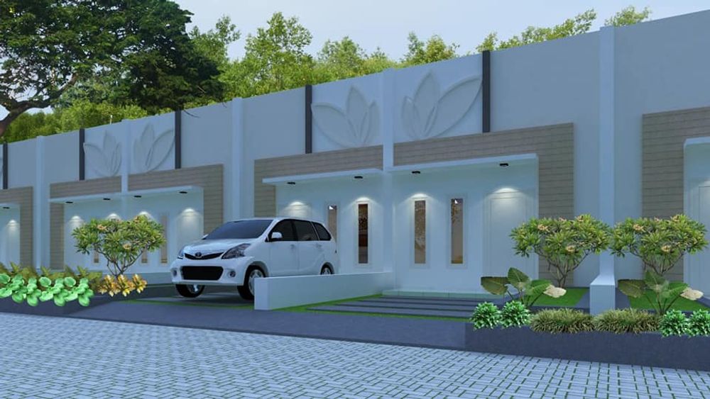 foto tampak rumah tipe Marwa perumahan Griya Shafa Marwa 2 Tahap I