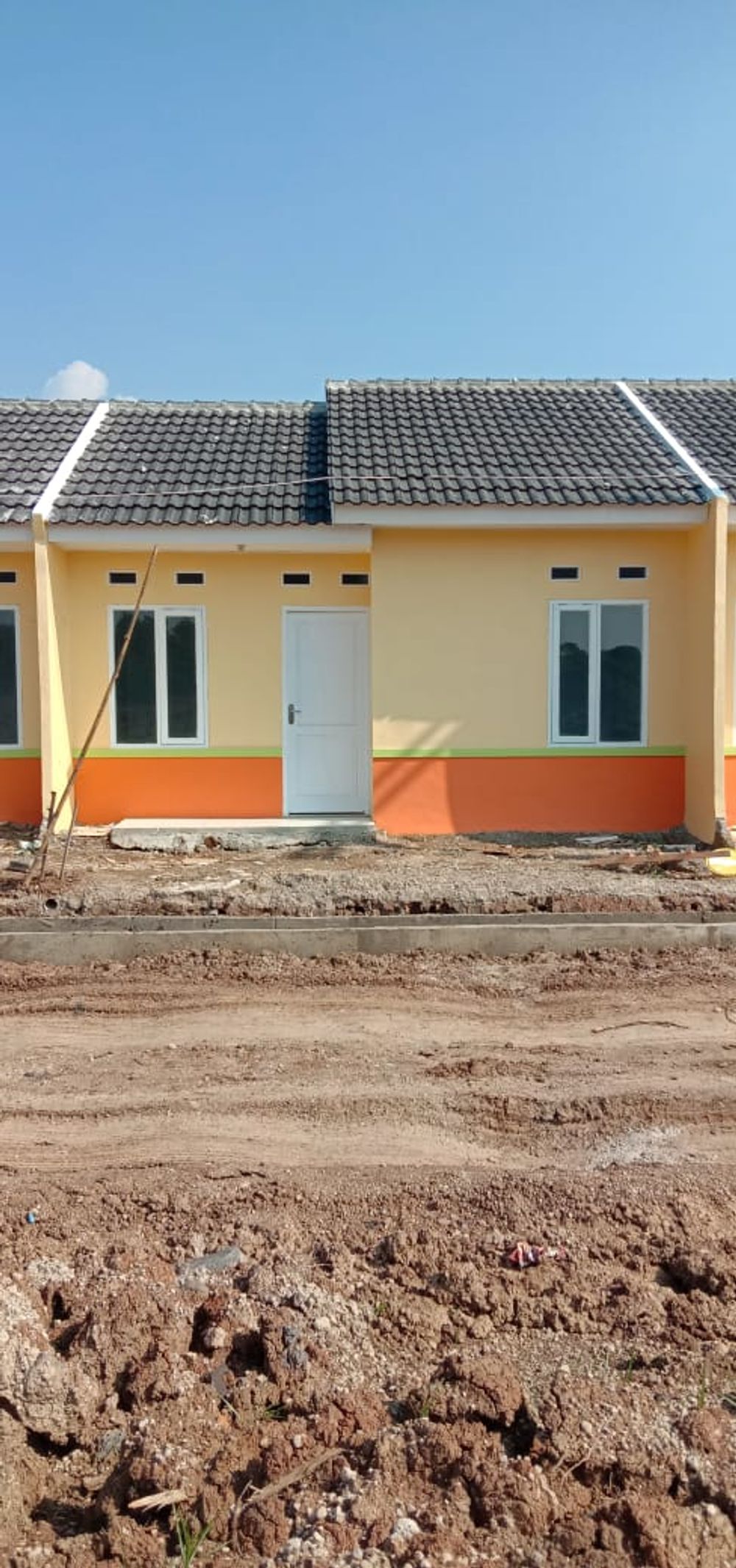 foto tampak rumah tipe 30/60 perumahan GRAND TEXPIA PERMAI