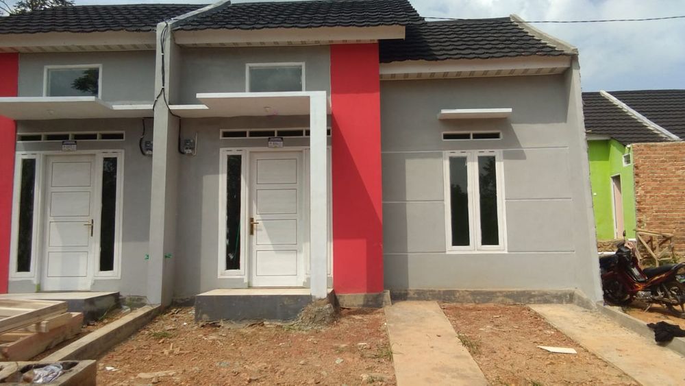 foto tampak rumah tipe subsidi perumahan Damai Lestari Residence 5B