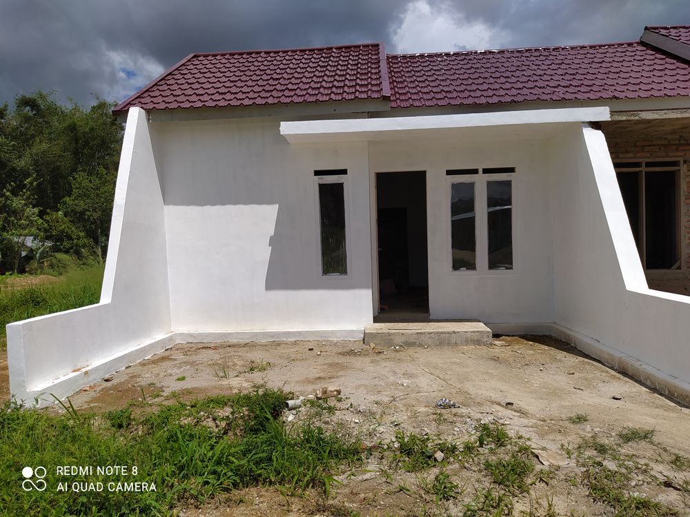 foto tampak rumah tipe 36 perumahan Green Muslim IV (Halalang, Jorong Kambing VII)
