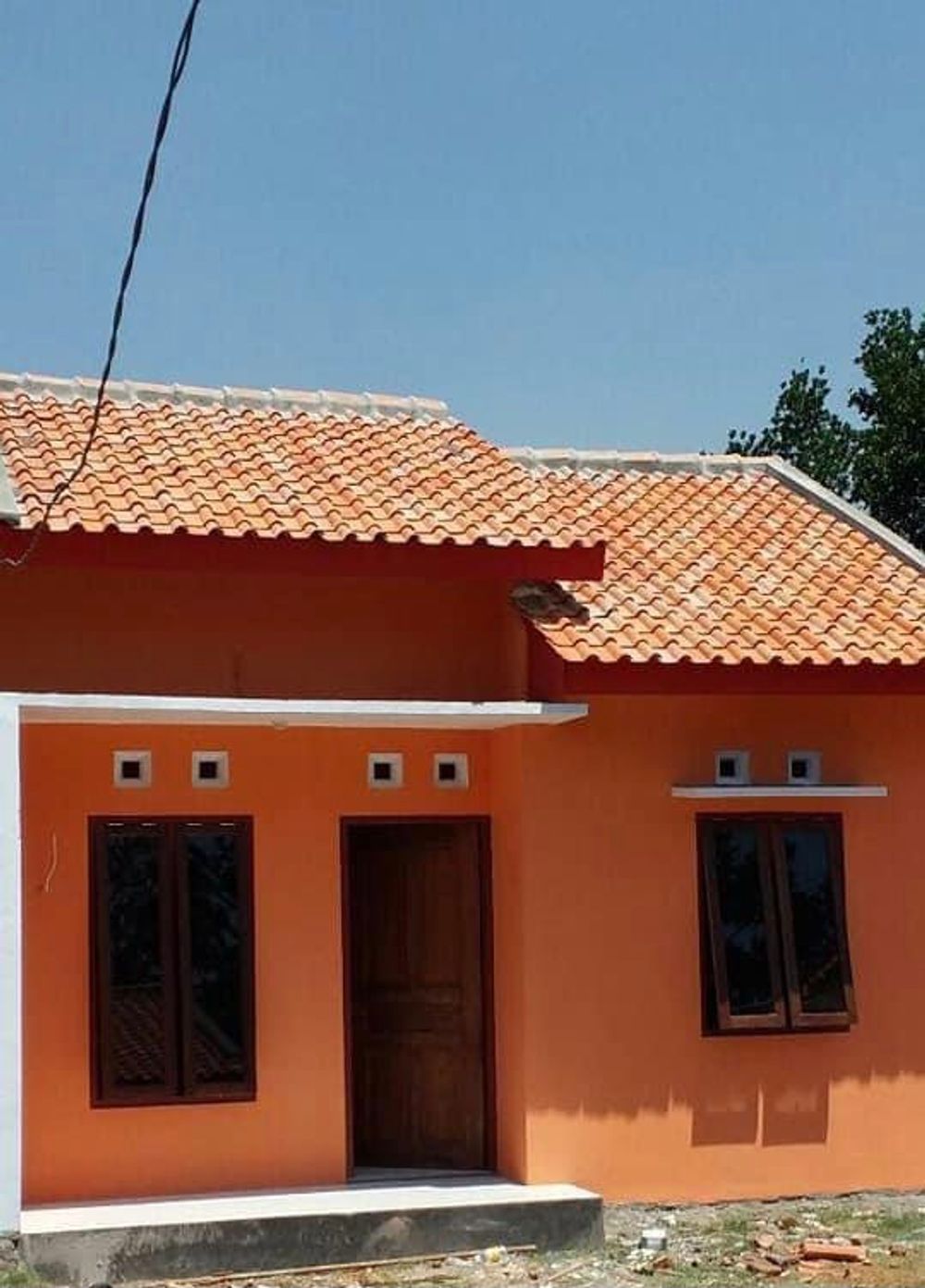 foto tampak rumah tipe 36/70 perumahan GARAHA ASRI 9 KARANGANOM