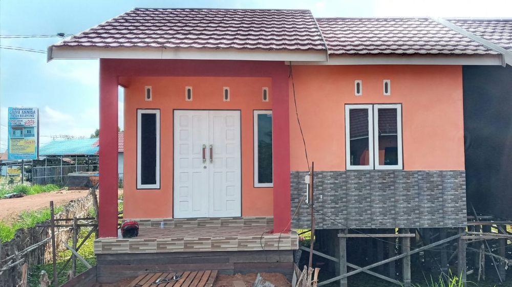 foto tampak rumah tipe 36 perumahan GRIYA ANNISA TATAH BELAYUNG