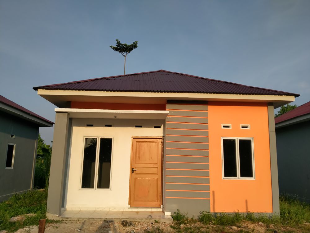 foto tampak rumah tipe 36/108 perumahan Nisa Indah Garden II