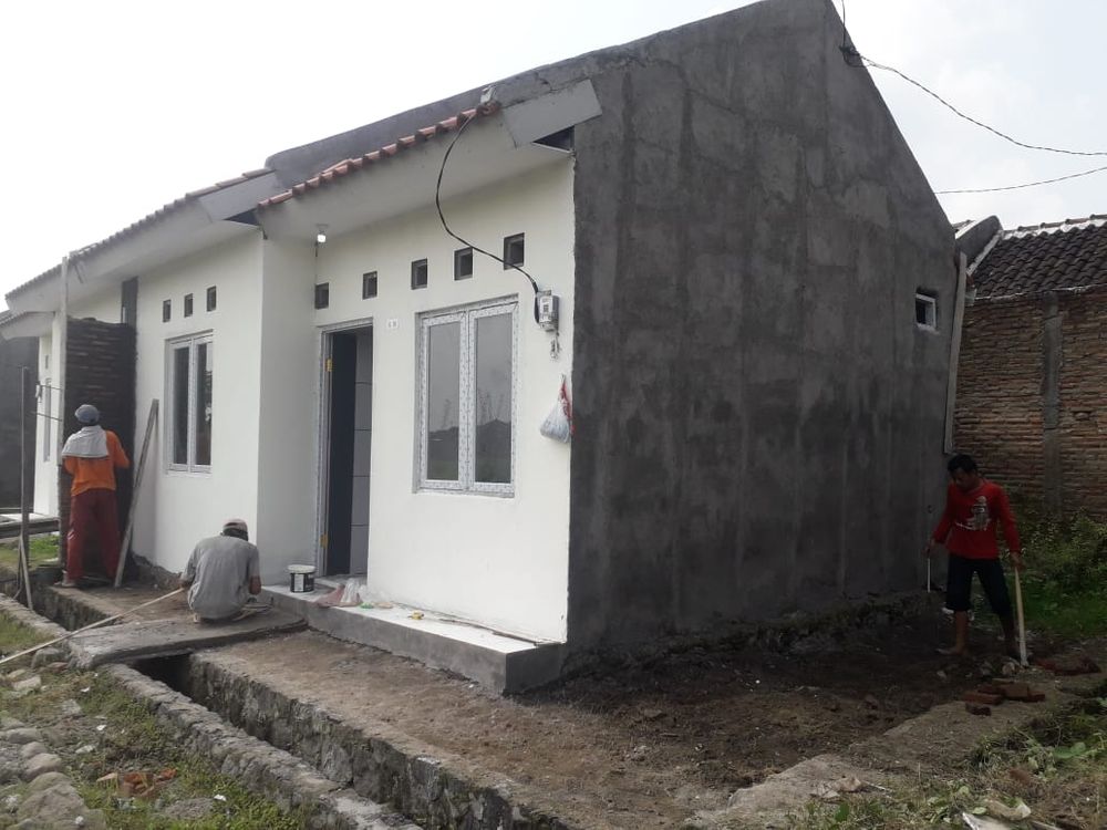foto tampak rumah tipe 30 perumahan Omah ngijo