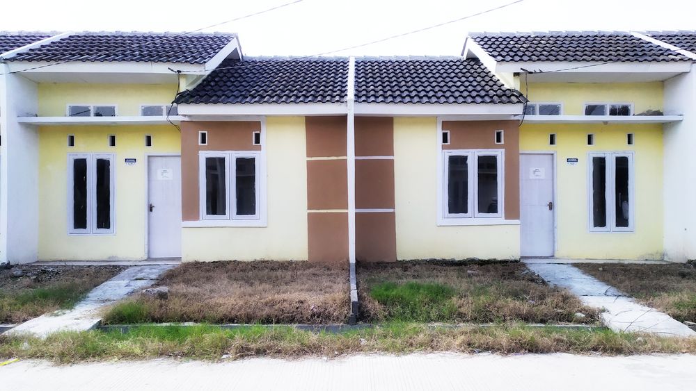 foto tampak rumah tipe FLPP 2018-2019 perumahan Purwasari Indah