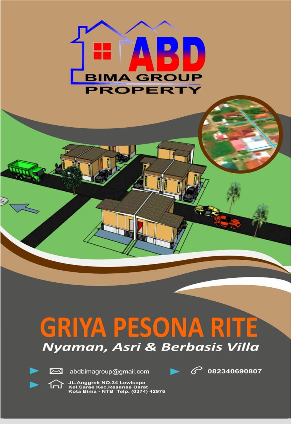 foto tampak rumah tipe 36 ( 85 ) perumahan GRIYA PESONA RITE