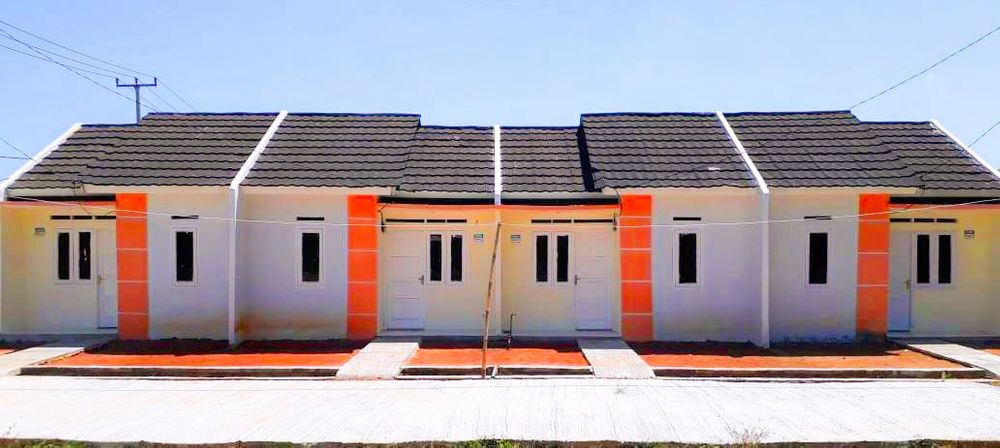 foto tampak rumah tipe subsidi perumahan Griya Wantilan Residence