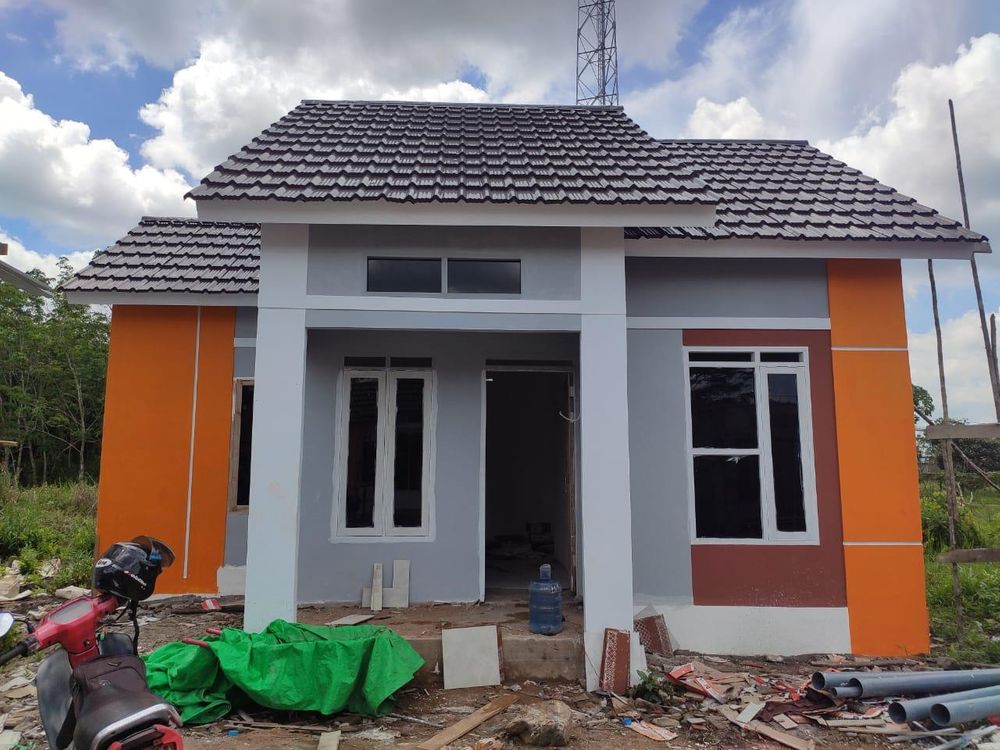 foto tampak rumah tipe 36 perumahan ADHARI RESIDENCE