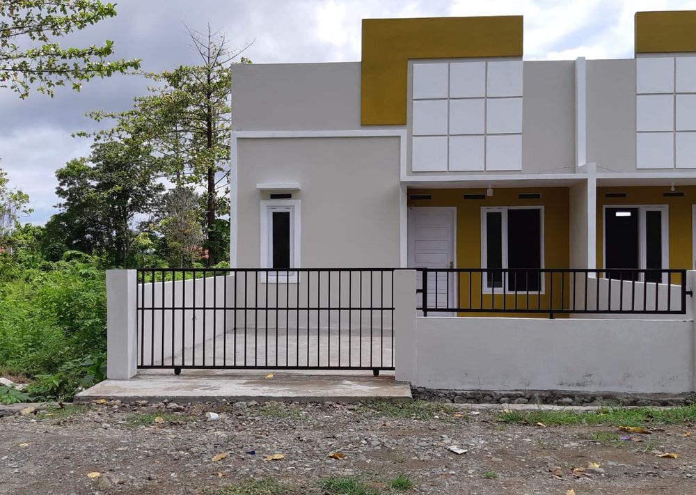 foto tampak rumah tipe 36/78 perumahan kota belopa residence